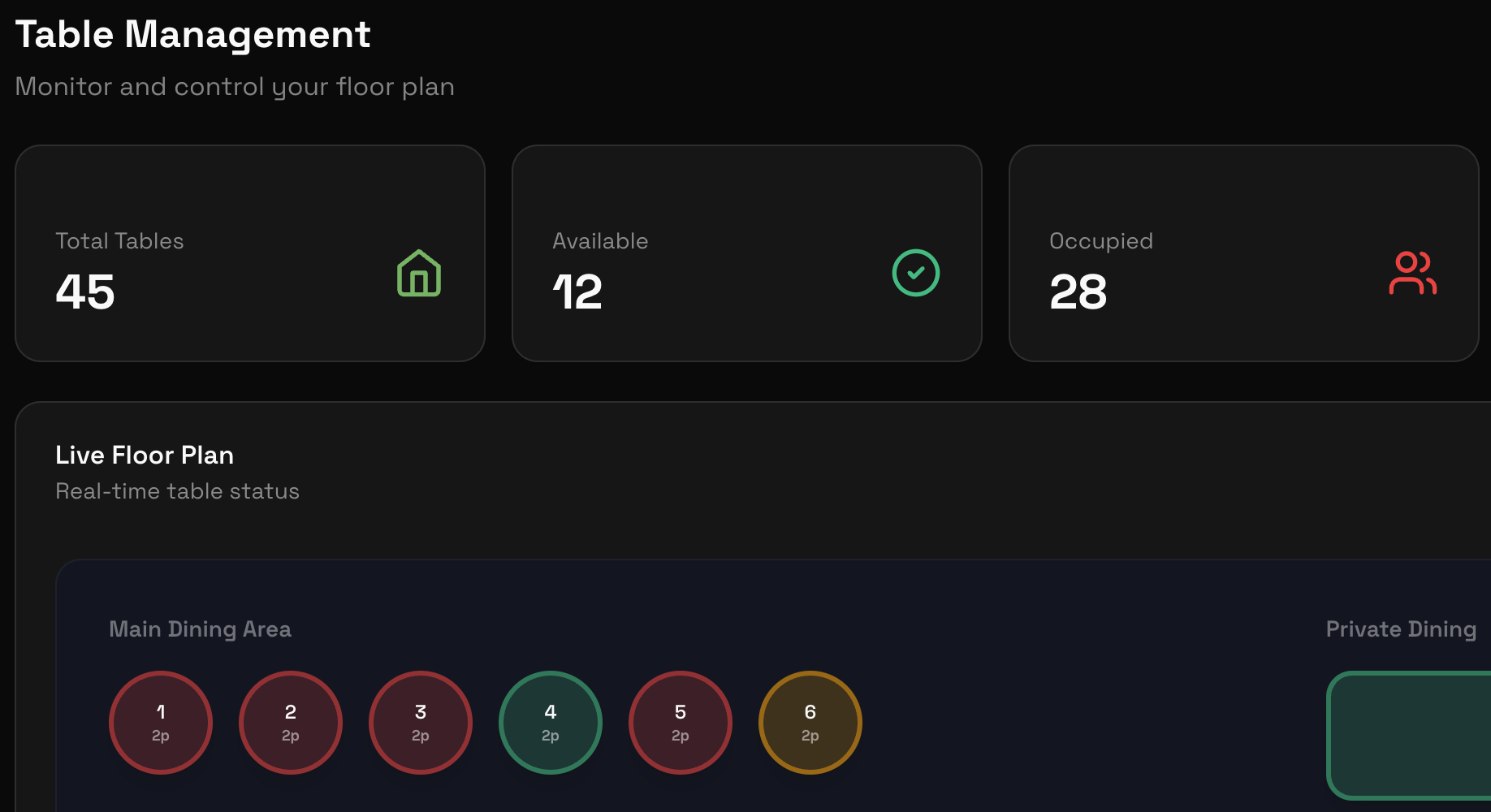 Smart Table Management